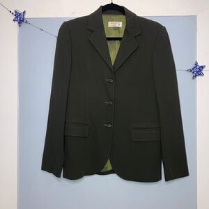 Bensussan Milano Italian Made Blazer Jacket, 3 Button Front Women’s S/M